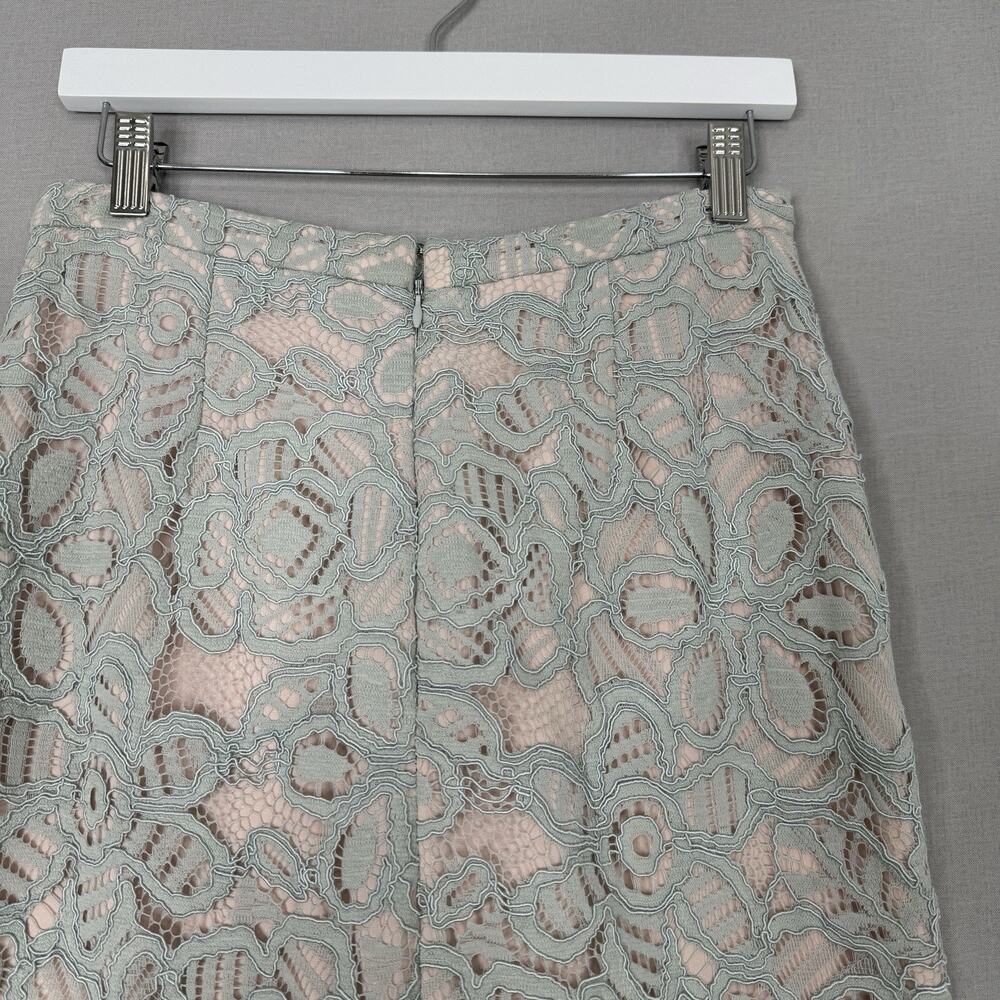 Alexis Women Skirt Set Small Blue Pastel Lace Midi Ruffle Fairy Dainty Whimy Y2K - Picture 9 of 16